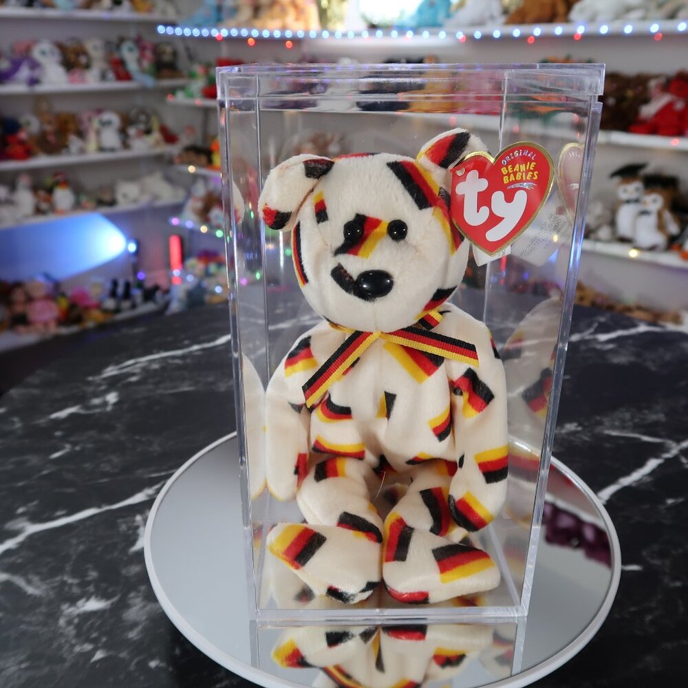 TY Beanie Baby - Deutschland the Bear | MWMT New Mint Tags | Retired | Rare